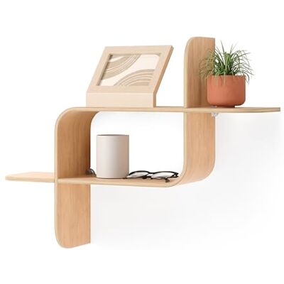 Umbra Modern zwevend wandrek naturel Umbra Modern zwevend wandrek naturel