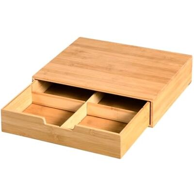 Kesper Ladebox van bamboe met vakken Kesper Ladebox van bamboe met vakken