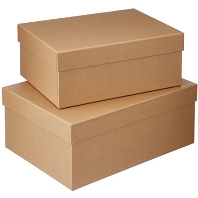 Rössler Papier 13491453620 S.O.H.O. Boxline 2 dozen, rechthoekig, kraftpapier Rössler Papier 13491453620 S.O.H.O. Boxline 2 dozen, rechthoekig, kraftpapier