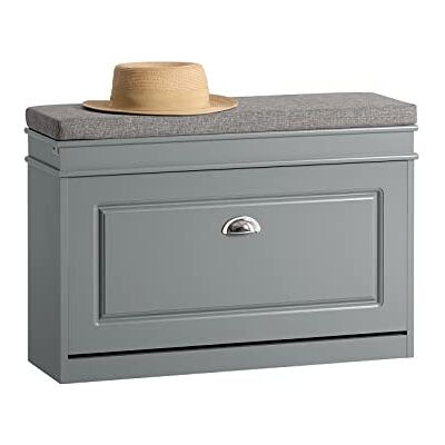 SoBuy FSR82-L-HG Schoenenbank met inklapbare lade en zitkussen, 75 x 24 x 51 cm, grijs SoBuy FSR82-L-HG Schoenenbank met inklapbare lade en zitkussen, 75 x 24 x 51 cm, grijs