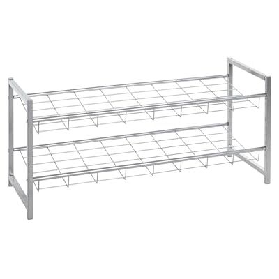 HAKU Möbel schoenenrek aluminium, metaal Afmeting: L 80 cm x H 38 cm x D 30 cm, Stijl: Modern HAKU Möbel schoenenrek aluminium, metaal Afmeting: L 80 cm x H 38 cm x D 30 cm, Stijl: Modern