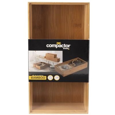 Compactor stapelbare Osaka-doos, bamboe, afmetingen 22,5 x 15 x H.6,50 cm, RAN6964 Compactor stapelbare Osaka-doos, bamboe, afmetingen 22,5 x 15 x H.6,50 cm, RAN6964