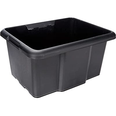 Sundis Stapelbare en stapelbare opbergbak – inhoud 15 liter – zwart – gemaakt van 100% gerecycled materiaal – 4529001 Sundis Stapelbare en stapelbare opbergbak – inhoud 15 liter – zwart – gemaakt van 100% gerecycled materiaal – 4529001