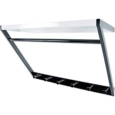 HAKU Möbel Wandkapstok, MDF, donker wit, L 60 x D 29 x H 40 cm HAKU Möbel Wandkapstok, MDF, donker wit, L 60 x D 29 x H 40 cm