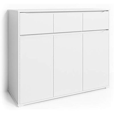 Vicco Dressoir Set Ruben Wit schuifladen sideboard multifunctionele kast kast kast Vicco Dressoir Set Ruben Wit schuifladen sideboard multifunctionele kast kast kast