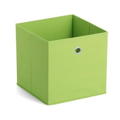 Zeller 14134 Opbergdoos, vlies, 28 x 28 x 28 cm, groen Zeller 14134 Opbergdoos, vlies, 28 x 28 x 28 cm, groen