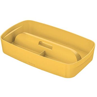 Leitz MyBox Cosy 52660019 Opbergdoos met handvat, warm geel Leitz MyBox Cosy 52660019 Opbergdoos met handvat, warm geel