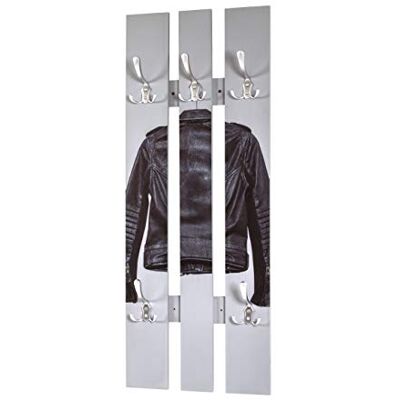 HAKU Möbel Wandkapstok, aluminium, design roestvrij staal, 40 x 9 x 100 cm (b x d x h) HAKU Möbel Wandkapstok, aluminium, design roestvrij staal, 40 x 9 x 100 cm (b x d x h)