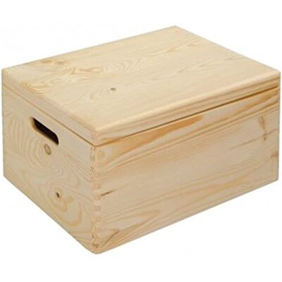 Kesper 69401 opbergdoos met deksel, bruin, 30 x 20 x 14 cm Kesper 69401 opbergdoos met deksel, bruin, 30 x 20 x 14 cm