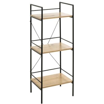 HAKU plank eiken, zwart, MDF, metaal Dim.: L 34 cm x H 96 cm x D 27 cm, Stijl: Modern HAKU plank eiken, zwart, MDF, metaal Dim.: L 34 cm x H 96 cm x D 27 cm, Stijl: Modern