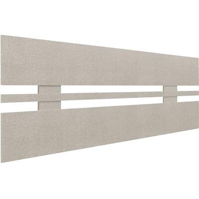 DHOME Hoofdeinde van gerecycled MDF-hout, horizontale stijl, groot, voor bed, type pallet, hardware inbegrepen (95 x 46 cm, horizontaal breed, chevron beige) DHOME Hoofdeinde van gerecycled MDF-hout, horizontale stijl, groot, voor bed, type pallet, hardware inbegrepen (95 x 46 cm, horizontaal breed, chevron beige)