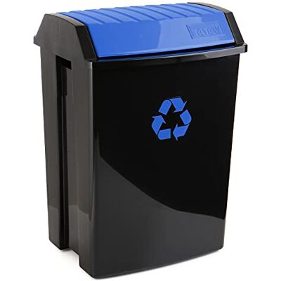 TATAY Recycling afvalemmer met kanteldeksel, 50 l, voor zakken van 30 tot 50 l TATAY Recycling afvalemmer met kanteldeksel, 50 l, voor zakken van 30 tot 50 l