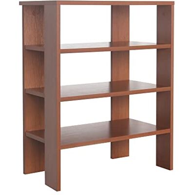 RICOO Schoenenrek 70 x 60 x 32 cm eiken rustiek donkerbruin – staand rek rek rek WM039-ER RICOO Schoenenrek 70 x 60 x 32 cm eiken rustiek donkerbruin – staand rek rek rek WM039-ER