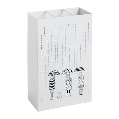 HAKU Paraplustandaard, wit, metaal, afmetingen: B 30 x H 48 x D 16 cm, stijl: modern HAKU Paraplustandaard, wit, metaal, afmetingen: B 30 x H 48 x D 16 cm, stijl: modern