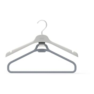Joseph Joseph Orderly Kledinghangers, lang, van gerecycled kunststof, 2 stuks Joseph Joseph Orderly Kledinghangers, lang, van gerecycled kunststof, 2 stuks