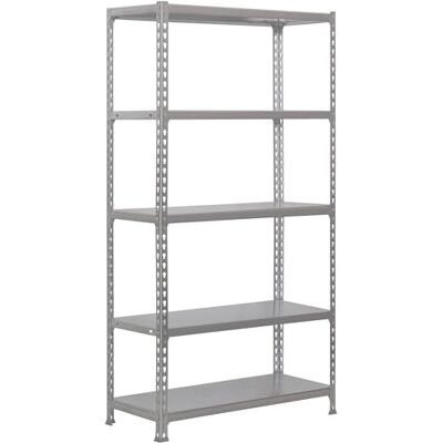 Simon Rack SimonRack Metalen opbergrek, schroefloos, 5 planken, groot draagvermogen 180 kg, 2000 x 1000 x 400 mm, garageopbergrek, grijs/galva Simon Rack SimonRack Metalen opbergrek, schroefloos, 5 planken, groot draagvermogen 180 kg, 2000 x 1000 x 400 mm, garageopbergrek, grijs/galva