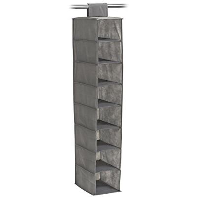 Zeller 14614 hangende opbergdoos, fleece, 19,5 x 31 x 4 cm, grijs Zeller 14614 hangende opbergdoos, fleece, 19,5 x 31 x 4 cm, grijs