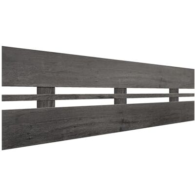 DHOME Hoofdeinde van gerecycled MDF-hout, horizontale stijl, groot, voor bed, type pallet, hardware inbegrepen (135 x 46 cm, horizontaal breed, as) DHOME Hoofdeinde van gerecycled MDF-hout, horizontale stijl, groot, voor bed, type pallet, hardware inbegrepen (135 x 46 cm, horizontaal breed, as)