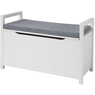 SoBuy FSR76-W Schoenenkast Opbergbank 86 x 38 x 54 cm ES SoBuy FSR76-W Schoenenkast Opbergbank 86 x 38 x 54 cm ES