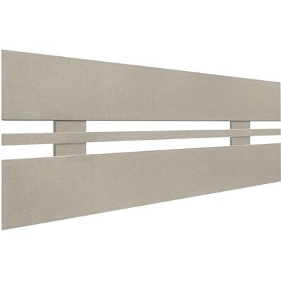 DHOME Hoofdeinde van gerecycled MDF-hout, horizontale stijl, groot, voor bed, type pallet, hardware inbegrepen (100 x 46 cm, horizontaal breed, linnenafwerking) DHOME Hoofdeinde van gerecycled MDF-hout, horizontale stijl, groot, voor bed, type pallet, hardware inbegrepen (100 x 46 cm, horizontaal breed, linnenafwerking)