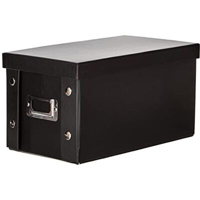 Zeller 17938 CD-box, karton, 16 x 28 x 15 cm, zwart Zeller 17938 CD-box, karton, 16 x 28 x 15 cm, zwart