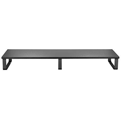 RICOO FS0112 Monitorverhoger 100 x 26 x 124 cm FS0112 houder voor tv en pc, verhoging, rechthoekig, bureau-organizer voor computer, pc, zwart RICOO FS0112 Monitorverhoger 100 x 26 x 124 cm FS0112 houder voor tv en pc, verhoging, rechthoekig, bureau-organizer voor computer, pc, zwart