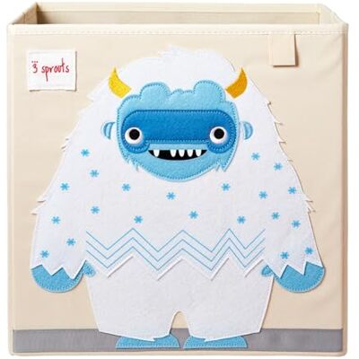 3 Sprouts Opbergdoos voor kinderen Opbergkubus van stof voor speelgoed en accessoires Opbergdoos voor kinderen Speelgoedopbergdoos Ideaal voor kinderen en baby's Yeti 3 Sprouts Opbergdoos voor kinderen Opbergkubus van stof voor speelgoed en accessoires Opbergdoos voor kinderen Speelgoedopbergdoos Ideaal voor kinderen en baby's Yeti