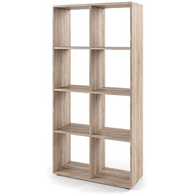 Vicco vakkenkast staande open kast boekenkast 8 vakken Scutum sonoma Vicco vakkenkast staande open kast boekenkast 8 vakken Scutum sonoma