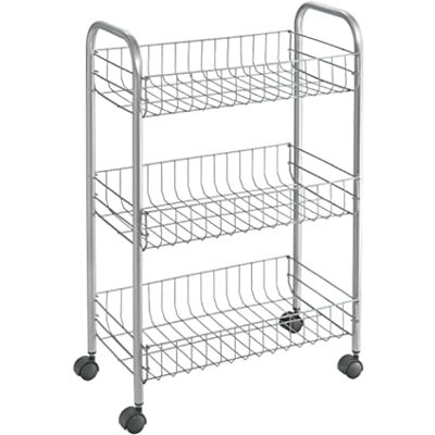 Metaltex Lugano 34010339 multifunctionele trolley, 3 lagen, polytherm, 41 x 23 x 63 cm Metaltex Lugano 34010339 multifunctionele trolley, 3 lagen, polytherm, 41 x 23 x 63 cm