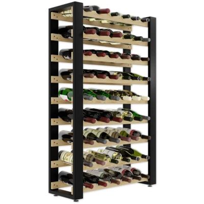 Lenmar Serie RW Houten wijnrek voor flessen, LOFT, 118 x 74 x 27, 54 flessen Lenmar Serie RW Houten wijnrek voor flessen, LOFT, 118 x 74 x 27, 54 flessen