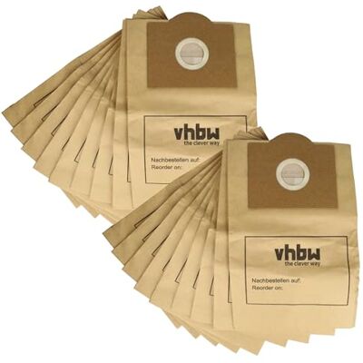 vhbw Lot de 20 sacs d'aspirateur compatibles avec Tefal 4640, 4645, 4650, 4655 Papier 32 x 19 cm Couleur sable vhbw Lot de 20 sacs d'aspirateur compatibles avec Tefal 4640, 4645, 4650, 4655 Papier 32 x 19 cm Couleur sable
