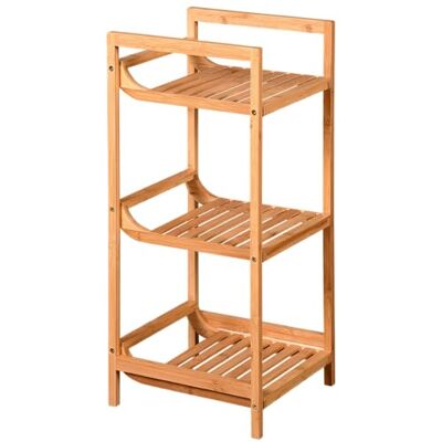 Kesper Plank, materiaal: bamboe, afmetingen: B 30 x H 70 x D 30 cm, kleur: bruin 19435 Kesper Plank, materiaal: bamboe, afmetingen: B 30 x H 70 x D 30 cm, kleur: bruin 19435