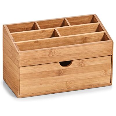 Zeller 25385 Organizer van natuurlijk hout, karton, natuur, 25,4 x 12,5 x 15 cm Zeller 25385 Organizer van natuurlijk hout, karton, natuur, 25,4 x 12,5 x 15 cm