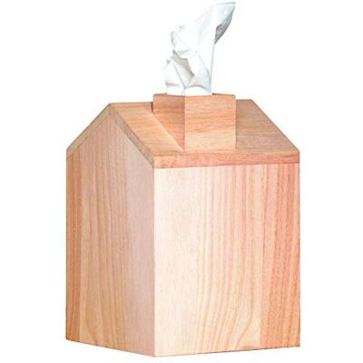 Artemio Tissuebox van hout, huisvorm, 13 x 19 x 13 cm, beige Artemio Tissuebox van hout, huisvorm, 13 x 19 x 13 cm, beige
