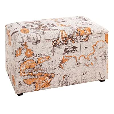 HAKU Möbel MDF commode motief B 65 x D 40 x H 42 cm HAKU Möbel MDF commode motief B 65 x D 40 x H 42 cm