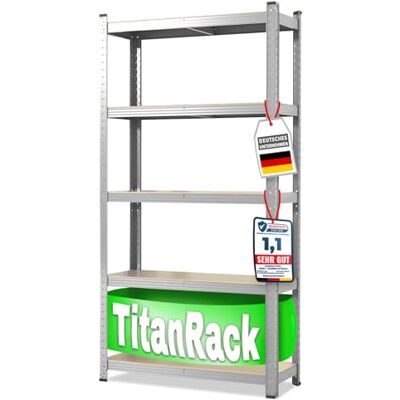 casa pura Gegalvaniseerd rek voor zware lasten, 180 x 90 x 30 cm, steekrek, opbergrek, insteeksysteem voor montage zonder gereedschap casa pura Gegalvaniseerd rek voor zware lasten, 180 x 90 x 30 cm, steekrek, opbergrek, insteeksysteem voor montage zonder gereedschap