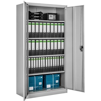 tectake Archiefkast met 5 vakken diverse kleuren grijs – 404377 tectake Archiefkast met 5 vakken diverse kleuren grijs – 404377