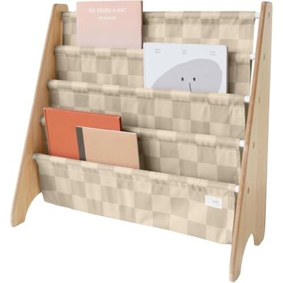 3 Sprouts Boekenkast van gerecyclede stof voor kinderen, opbergrek met 4 niveaus voor kinderkamer, kinderkamer, speelkamer, klaslokaal, boekenkast voor peuters, kinderen vanaf 3 Sprouts Boekenkast van gerecyclede stof voor kinderen, opbergrek met 4 niveaus voor kinderkamer, kinderkamer, speelkamer, klaslokaal, boekenkast voor peuters, kinderen vanaf