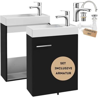 Deftrans . Meuble de salle de bain avec lavabo et robinetterie Noir 50 x 70 x 21,3 cm Meuble de salle de bain moderne Armoire suspendue Meuble de salle de bain avec lavabo Deftrans . Meuble de salle de bain avec lavabo et robinetterie Noir 50 x 70 x 21,3 cm Meuble de salle de bain moderne Armoire suspendue Meuble de salle de bain avec lavabo