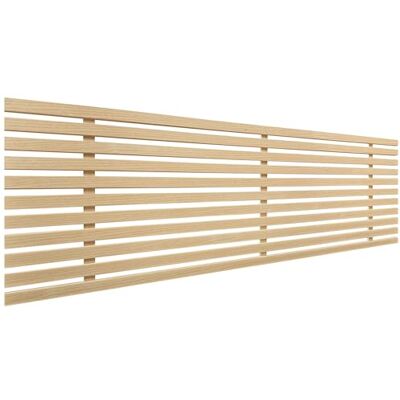 DHOME Hoofdeinde van gerecycled hout, DM, Japanse stijl, inclusief palletkussens, 150 cm, natuurlijk hout DHOME Hoofdeinde van gerecycled hout, DM, Japanse stijl, inclusief palletkussens, 150 cm, natuurlijk hout