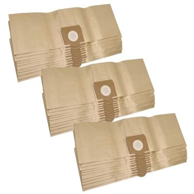 vhbw Lot de 30 sacs d'aspirateur compatibles avec Fakir (Nilco) 218, 2270810, 22 70 810, 2601805, 26 01 805, 2606805 Papier couleur sable vhbw Lot de 30 sacs d'aspirateur compatibles avec Fakir (Nilco) 218, 2270810, 22 70 810, 2601805, 26 01 805, 2606805 Papier couleur sable