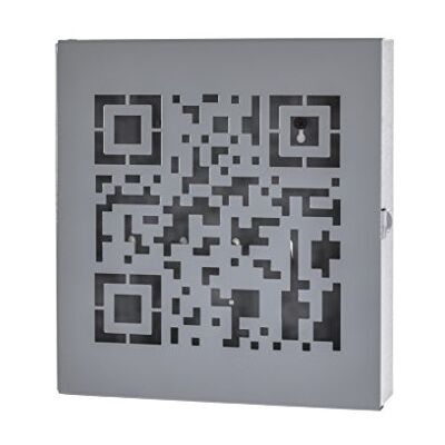 HAKU sleutelkastje grijs, metaal Dim.: L 22 cm x H 24 cm x D 5 cm, Stijl: Modern HAKU sleutelkastje grijs, metaal Dim.: L 22 cm x H 24 cm x D 5 cm, Stijl: Modern