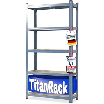 KARAT Rek voor zware lasten, garage, kelder, werkplaats, steekrek, opbergrek, hoekrek, bandenrek, roosterrek (antraciet-grijs, 220 x 120 x 60 cm) KARAT Rek voor zware lasten, garage, kelder, werkplaats, steekrek, opbergrek, hoekrek, bandenrek, roosterrek (antraciet-grijs, 220 x 120 x 60 cm)