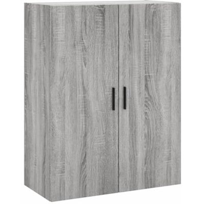 vidaXL Sonoma wandkast, grijs, 69,5 x 34 x 90 cm vidaXL Sonoma wandkast, grijs, 69,5 x 34 x 90 cm