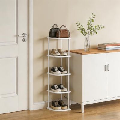 LANTUS Bibliothèque Enfant, Étagère d'angle,Étagère de Rangement,Salle de Jeuxpour Salon, Chambre, Cuisine, Marron Rustique étagère autoportante,30 x 30 x 122 cm 5 Couches (Type C) LANTUS Bibliothèque Enfant, Étagère d'angle,Étagère de Rangement,Salle de Jeuxpour Salon, Chambre, Cuisine, Marron Rustique étagère autoportante,30 x 30 x 122 cm 5 Couches (Type C)