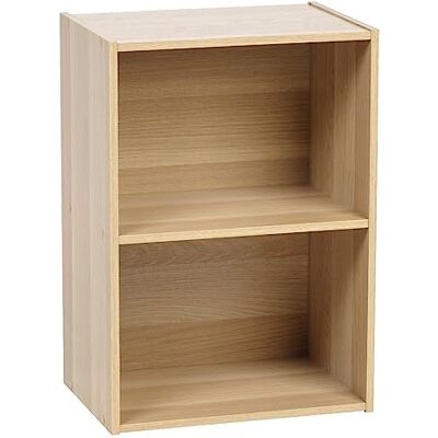 Iris Ohyama , Houten kast met planken / boekenkast / zijkast / basis opbergplanken, Modulair, Design, Kantoor, Woonkamer Basic Storage Shelf CX-2 Lichtbruin Iris Ohyama , Houten kast met planken / boekenkast / zijkast / basis opbergplanken, Modulair, Design, Kantoor, Woonkamer Basic Storage Shelf CX-2 Lichtbruin