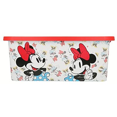 Stor 13 liter opbergdoos met kliksluiting Minnie Vintage Stor 13 liter opbergdoos met kliksluiting Minnie Vintage