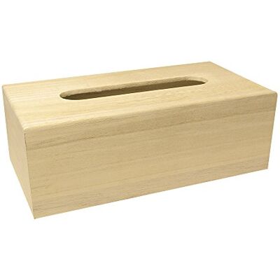 Rayher Cosmetische tissuedoos van natuurlijk hout, 1 stuk, FSC Mix Credit, 23 x 11,5 x 7,5 cm, opslag, deksel met opening, 62401000 Rayher Cosmetische tissuedoos van natuurlijk hout, 1 stuk, FSC Mix Credit, 23 x 11,5 x 7,5 cm, opslag, deksel met opening, 62401000