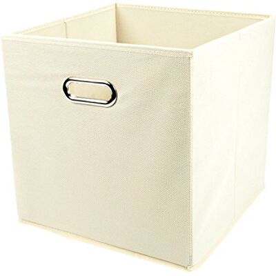 Zeller 14111 opbergdoos, 32 x 32 x 32 cm, beige Zeller 14111 opbergdoos, 32 x 32 x 32 cm, beige