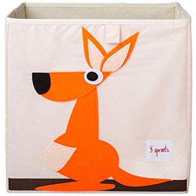 3 Sprouts Ubxkan Kangoeroe Opbergdoos, UBXKAN, 33X33X33 Cm, Meerkleurig 3 Sprouts Ubxkan Kangoeroe Opbergdoos, UBXKAN, 33X33X33 Cm, Meerkleurig